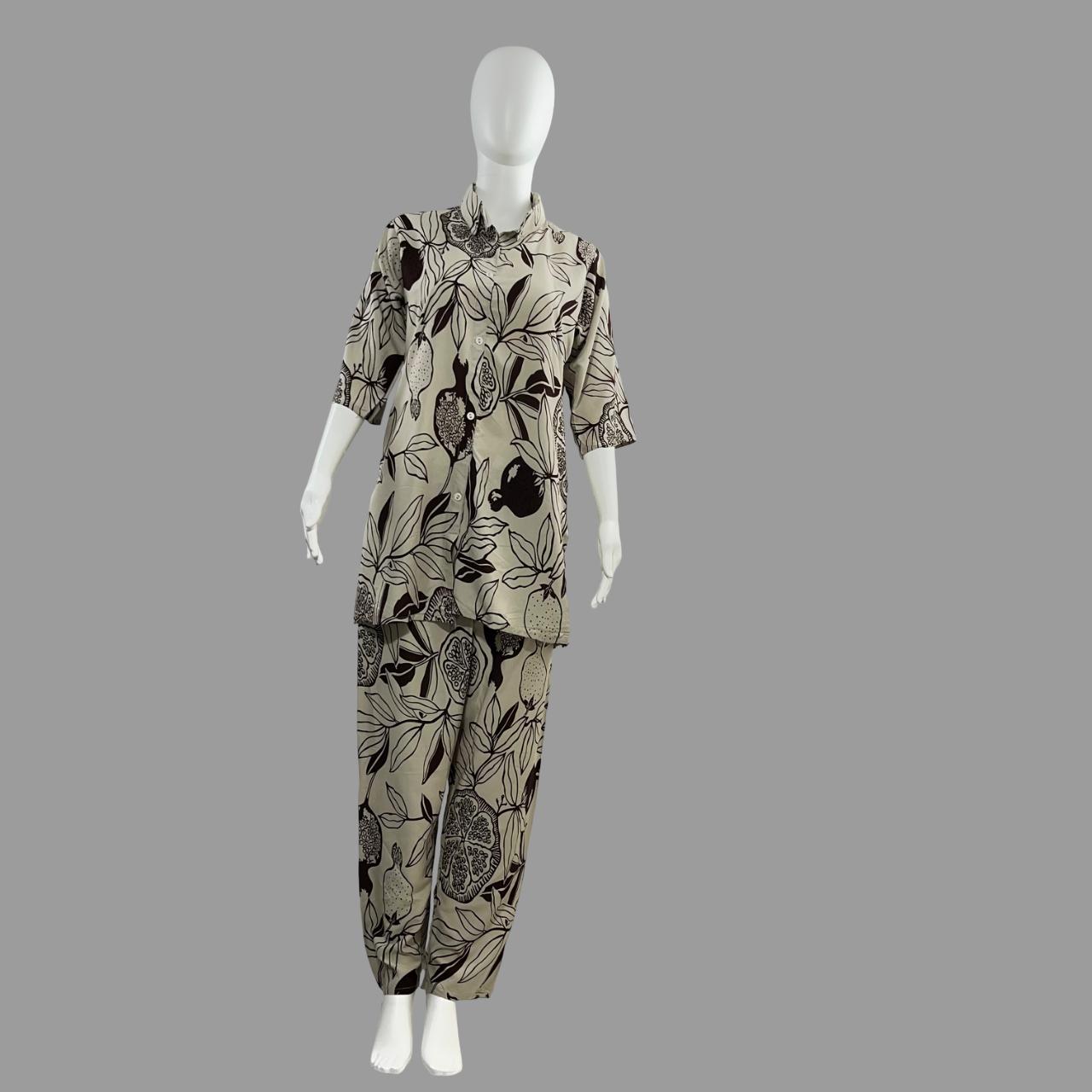 Tropical printed co-ord set for women