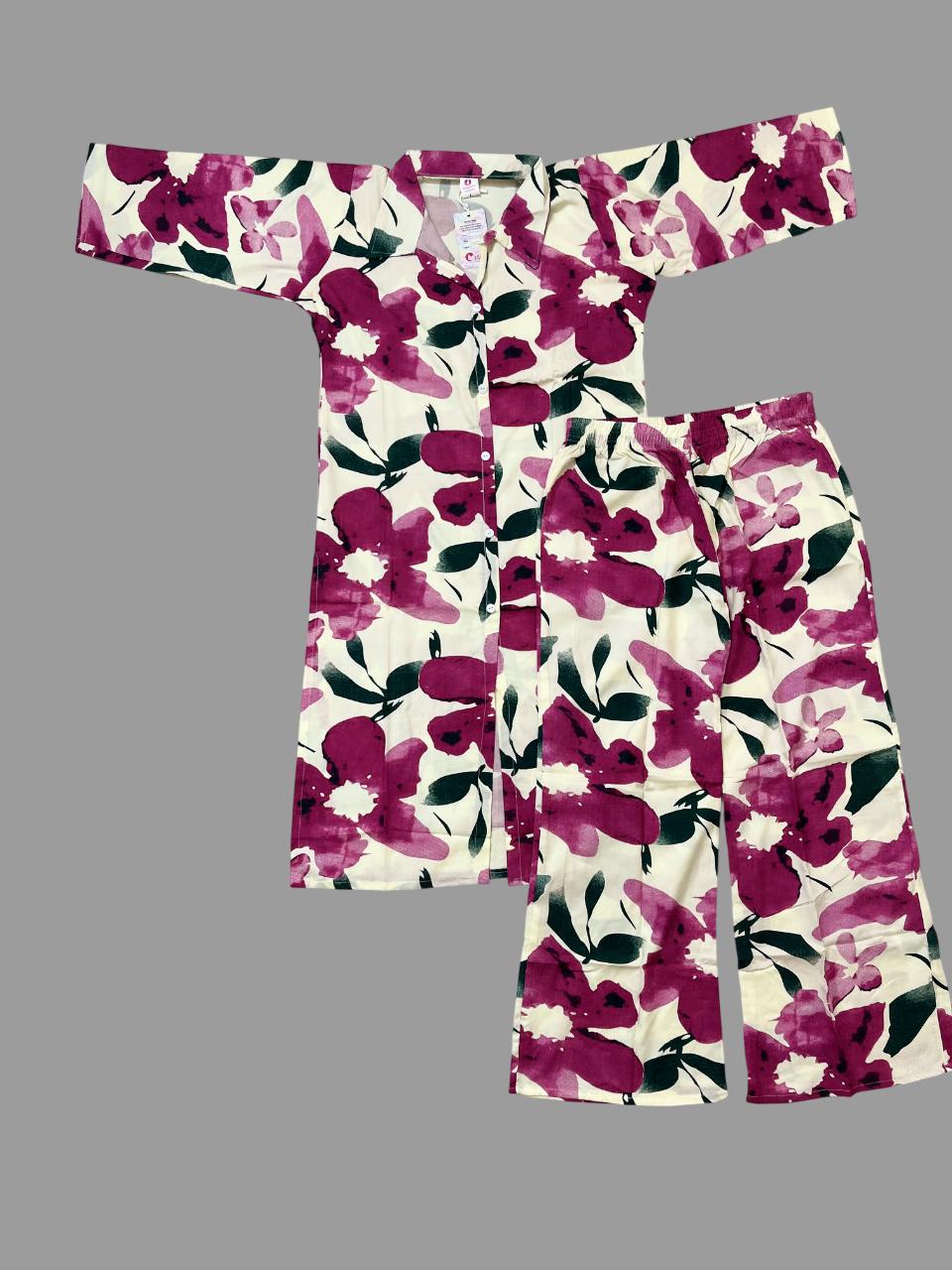 Tropical printed co-ord set for women