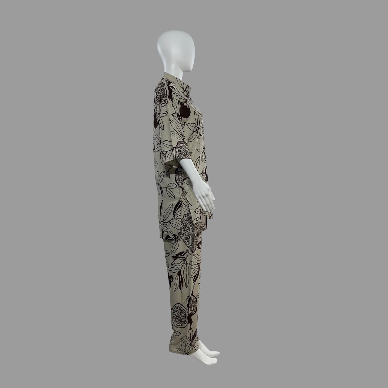 Tropical printed co-ord set for women