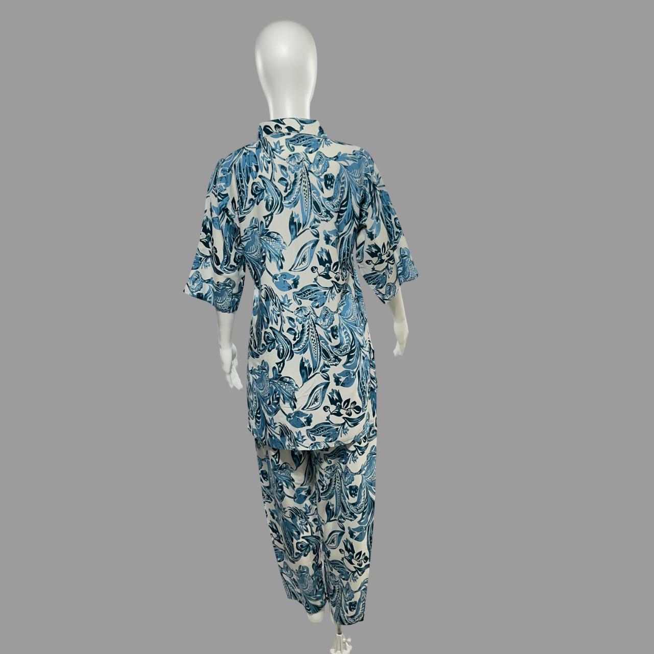 Tropical printed co-ord set for women