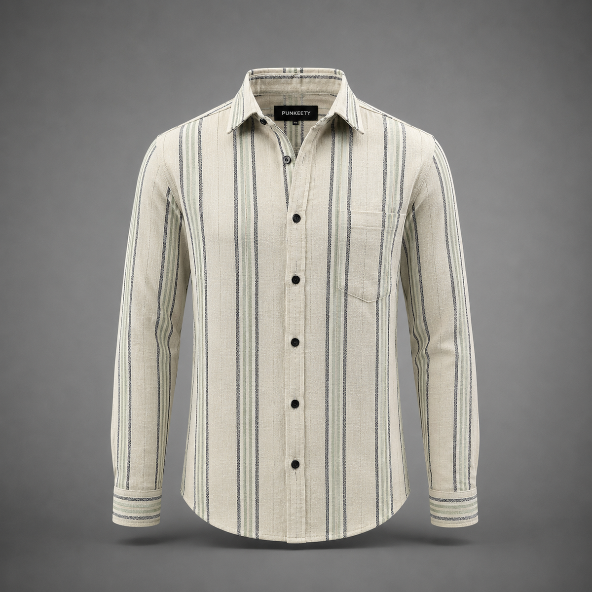 Back printed knitted shirt