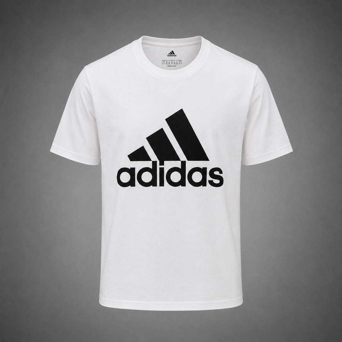 White & Black printed white oversized tshirt