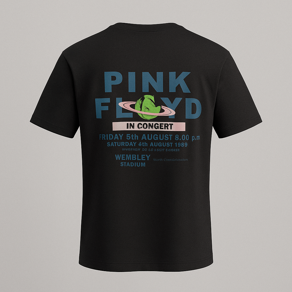 Back printed black tshirt