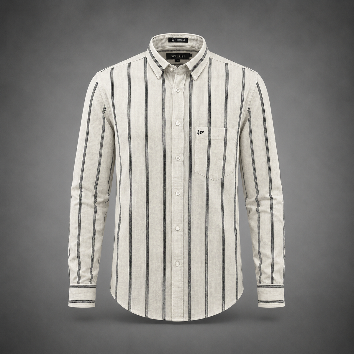 Knitted striped shirts
