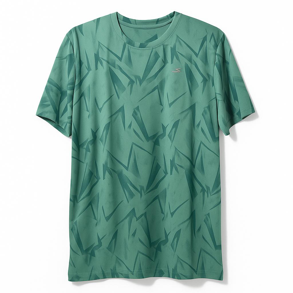 Abstract printed sports tshirt