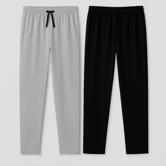 Men's cotton trackpants combo - pack of 2