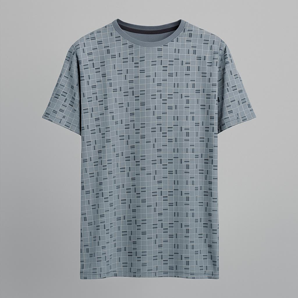 Abstract printed sports tshirt