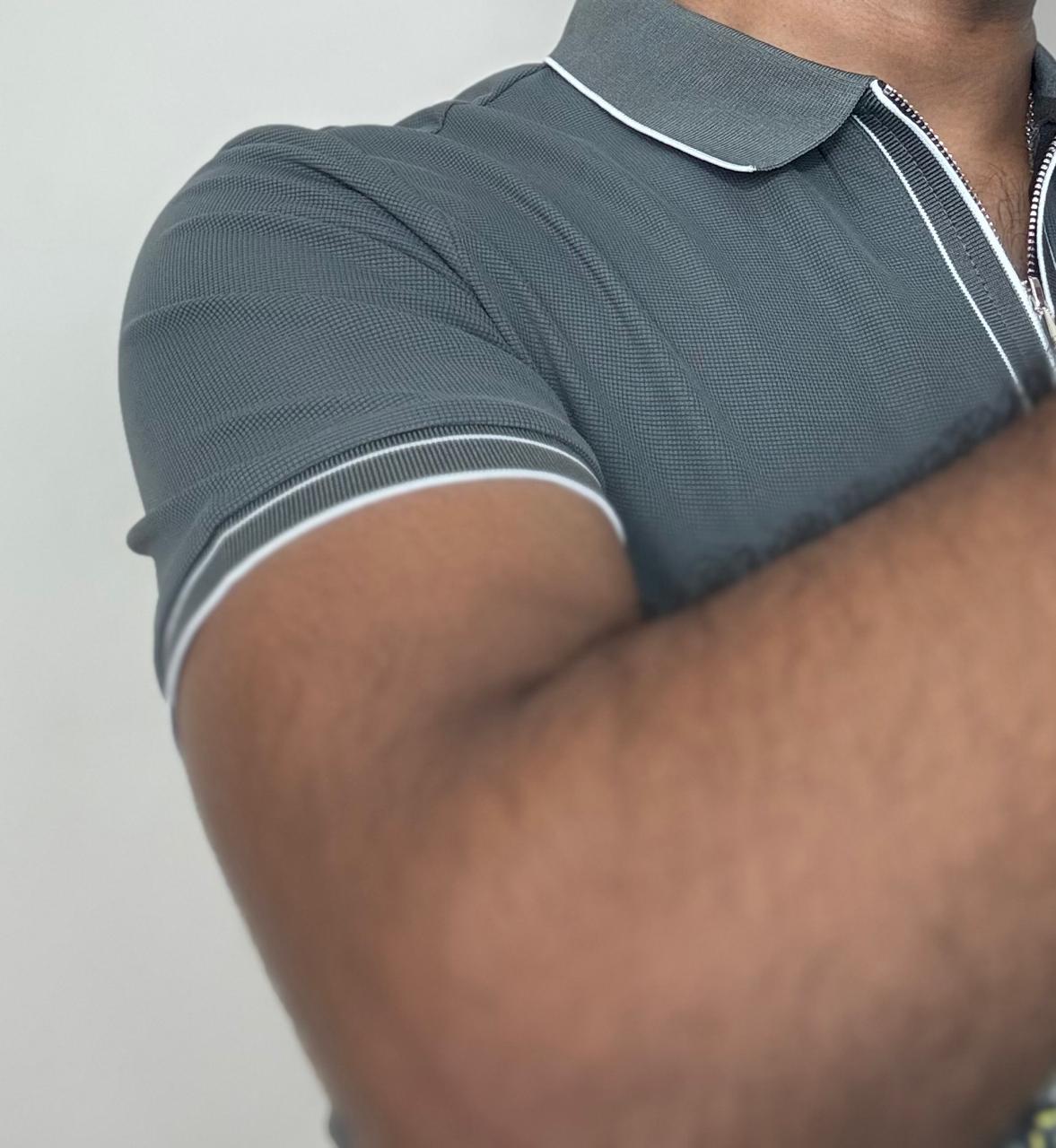Structured executive tech polo | Ultra-stretch, Stitchless & Wrinkle-free