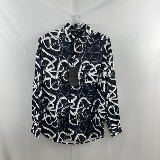 Popcorn textured printed shirt