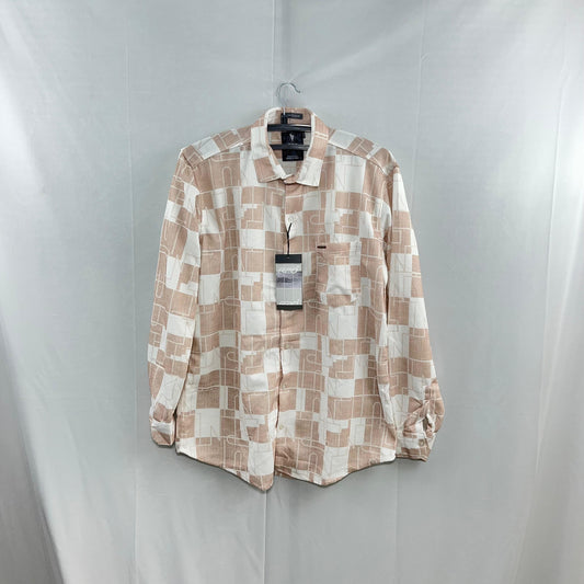 Popcorn textured printed shirt