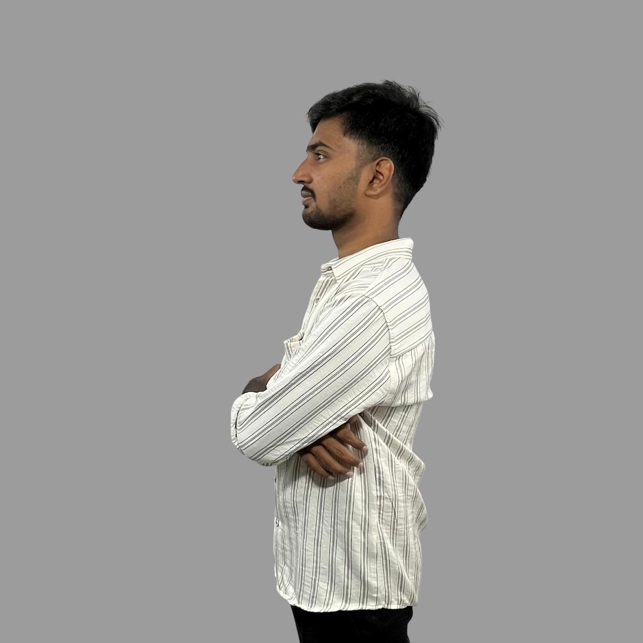 Ultra soft cotton striped shirt