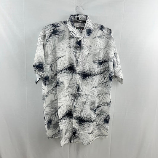 Black and white floral printed shirt