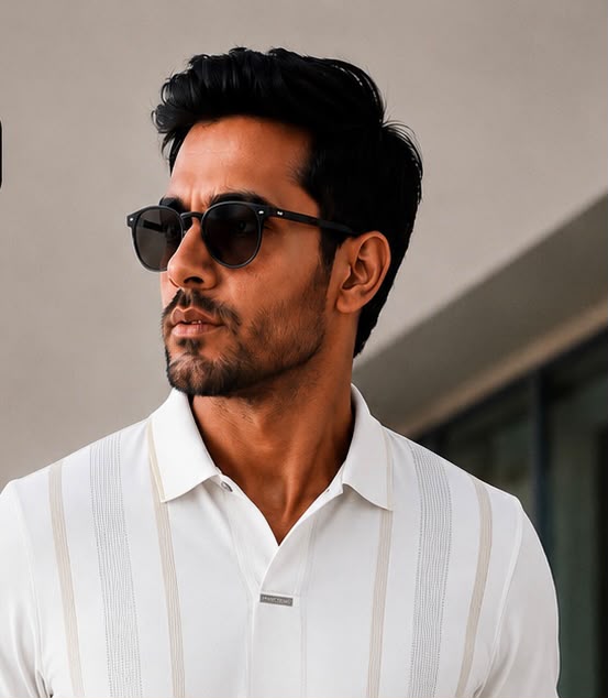 Men's Premium Breathable Crisp White Tech Polo – Wrinkle-Free Dry-Fit Performance Workwear