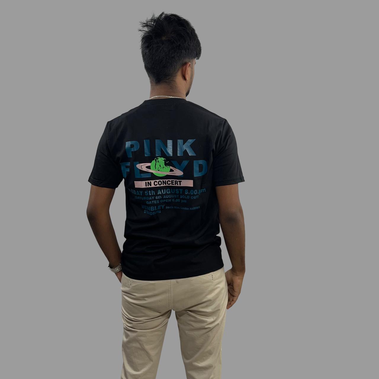 Back printed black tshirt