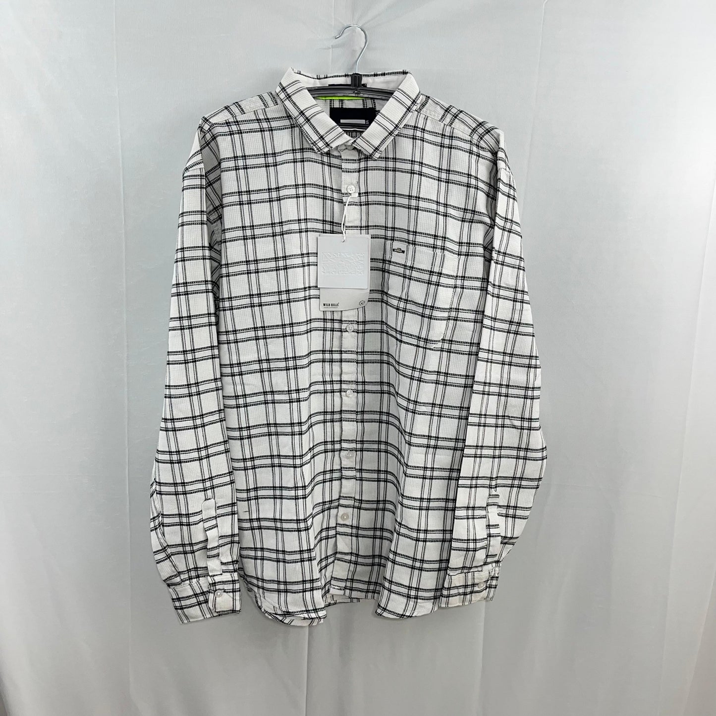 Knitted checkered shirt