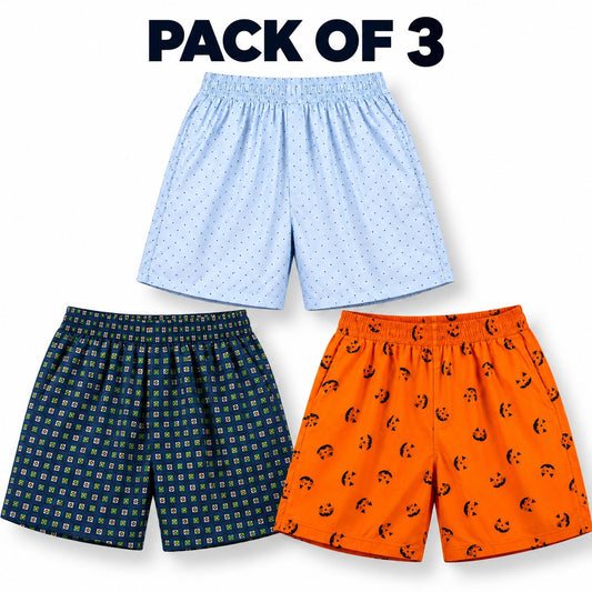 Pack of 3 cotton Boxer shorts