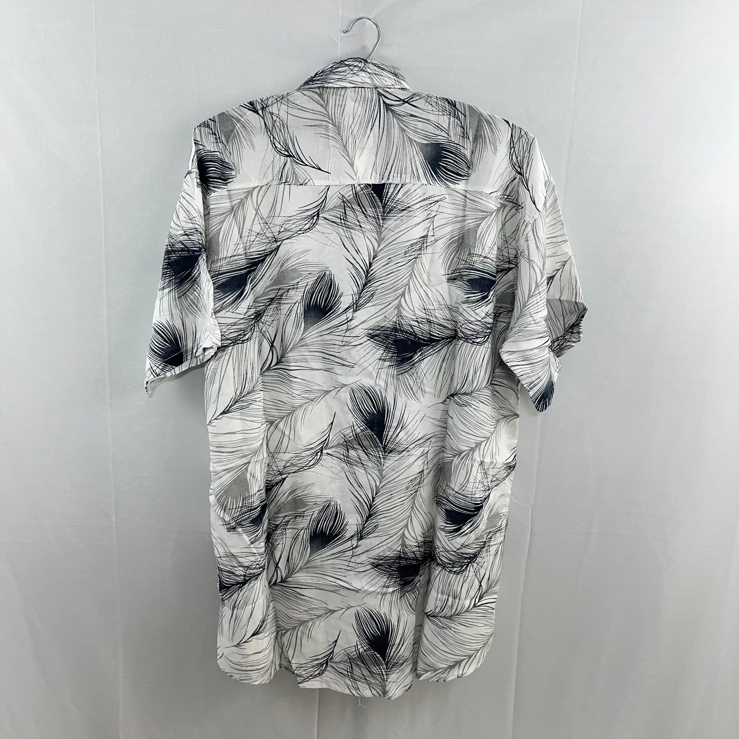 Black and white floral printed shirt