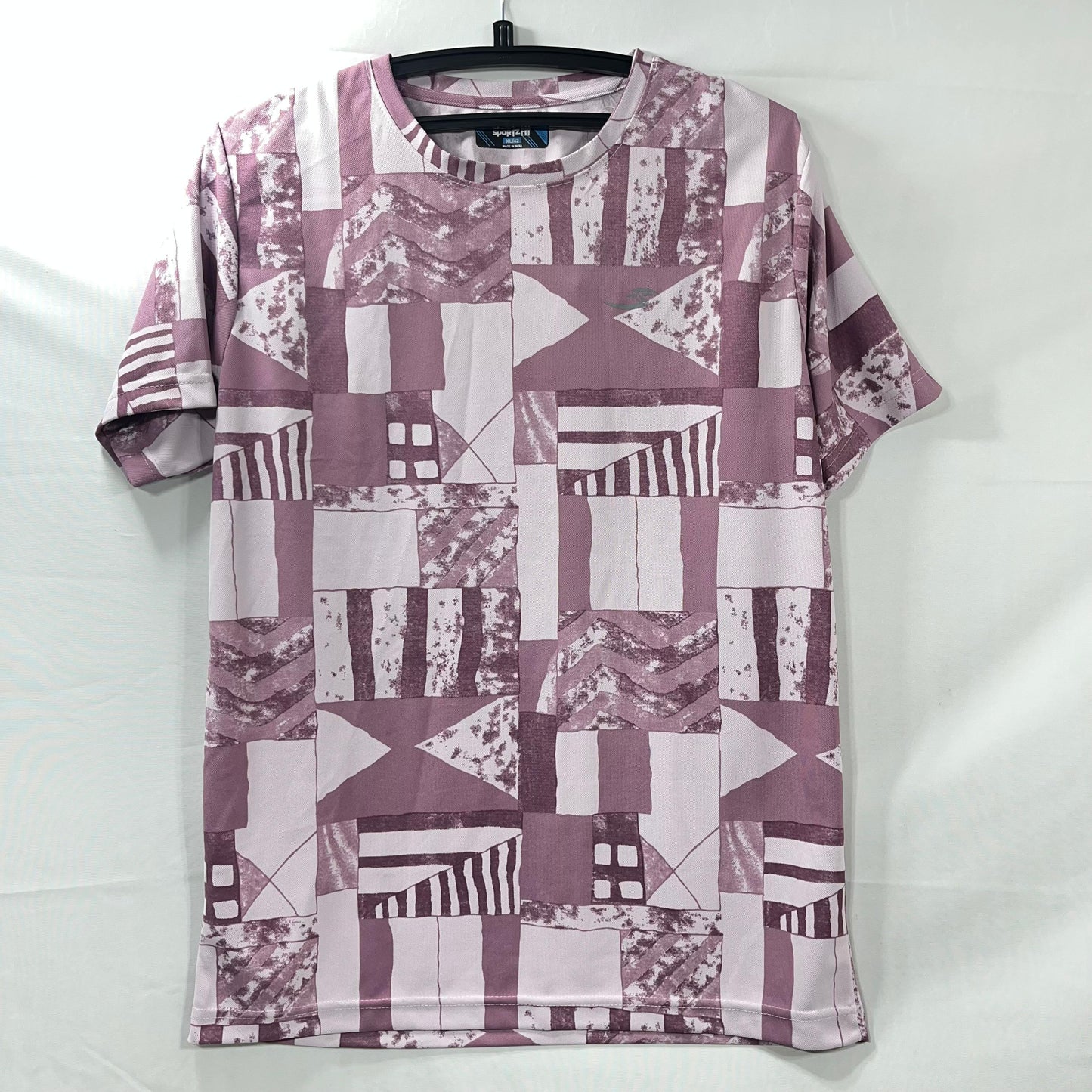 Abstract printed sports tshirt