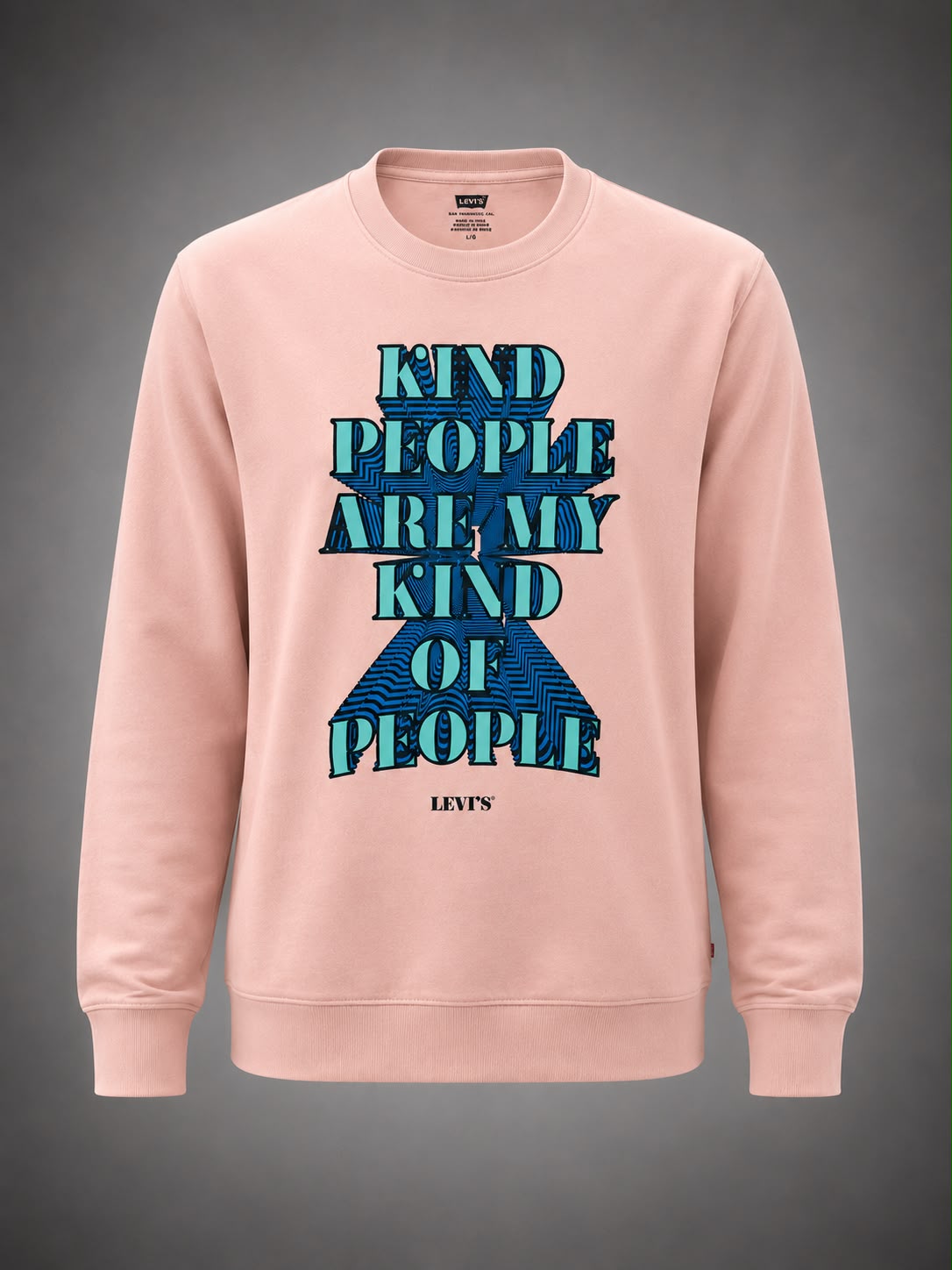 Printed Pink Sweatshirt