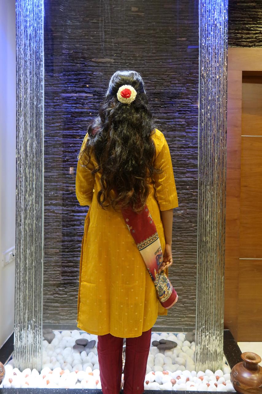 Pure Raw Silk Churidar Set with Kalamkari Dupatta & Pant