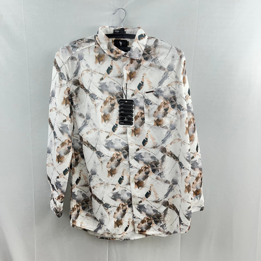Popcorn textured printed shirt