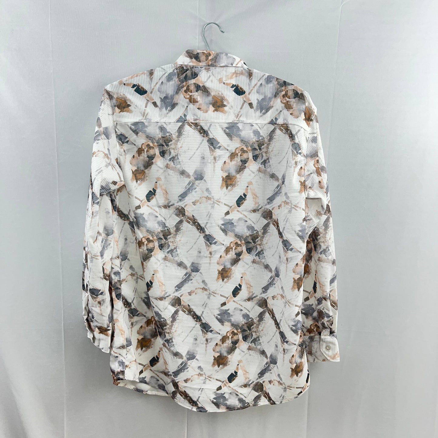 Popcorn textured printed shirt