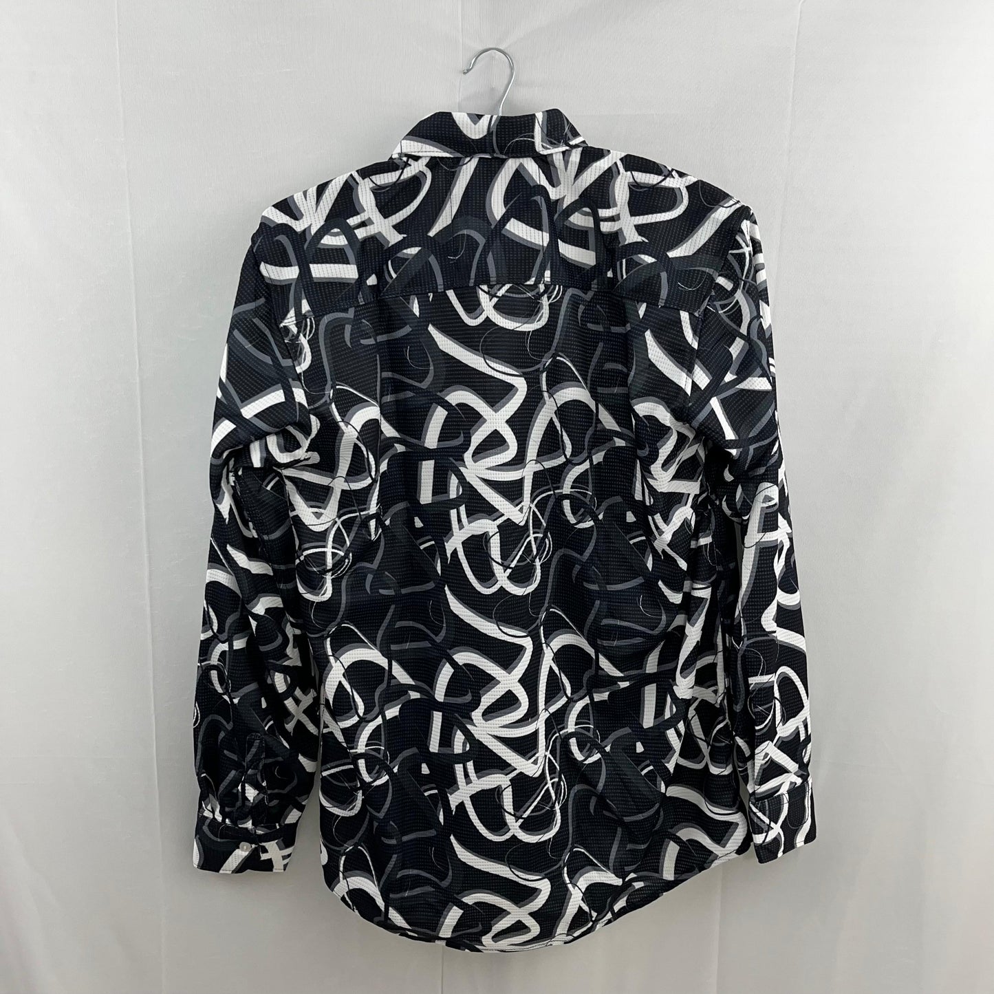 Popcorn textured printed shirt